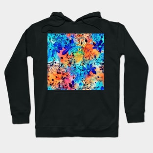 Rainbow flowers 3 Hoodie